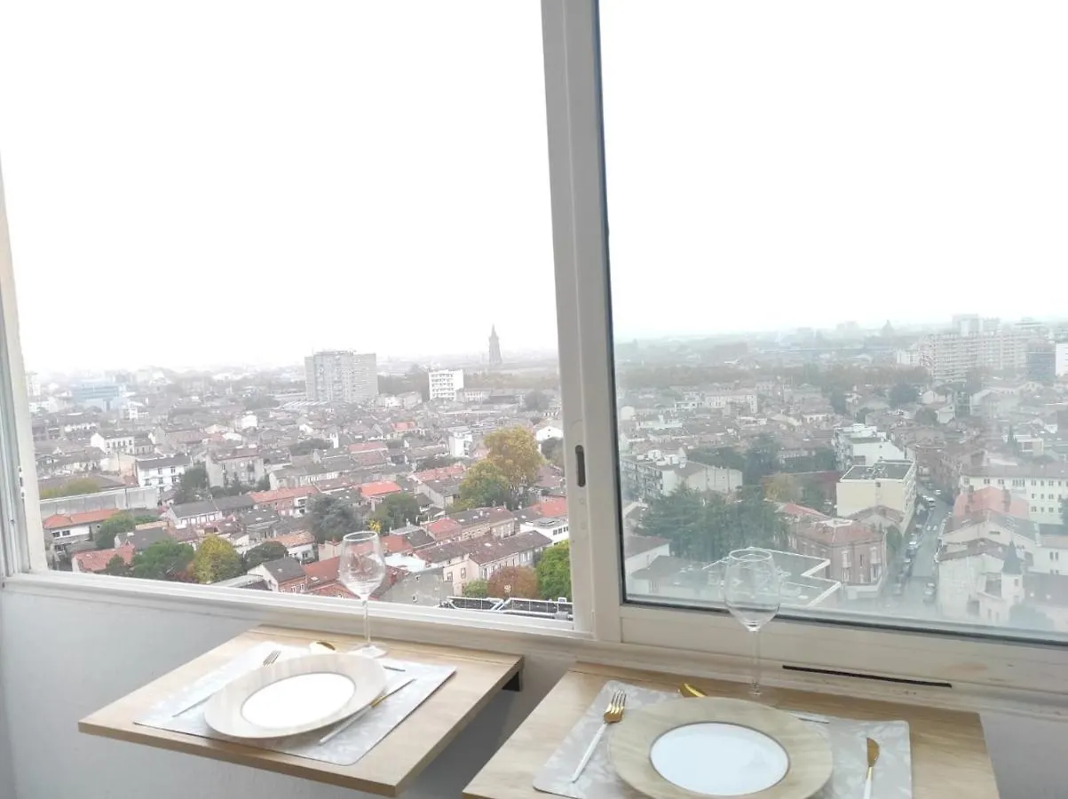 Appartamento ☆ 16ème ciel ☆ Proche gare ☆ Vue panoramique ☆ Clim. Tolosa
